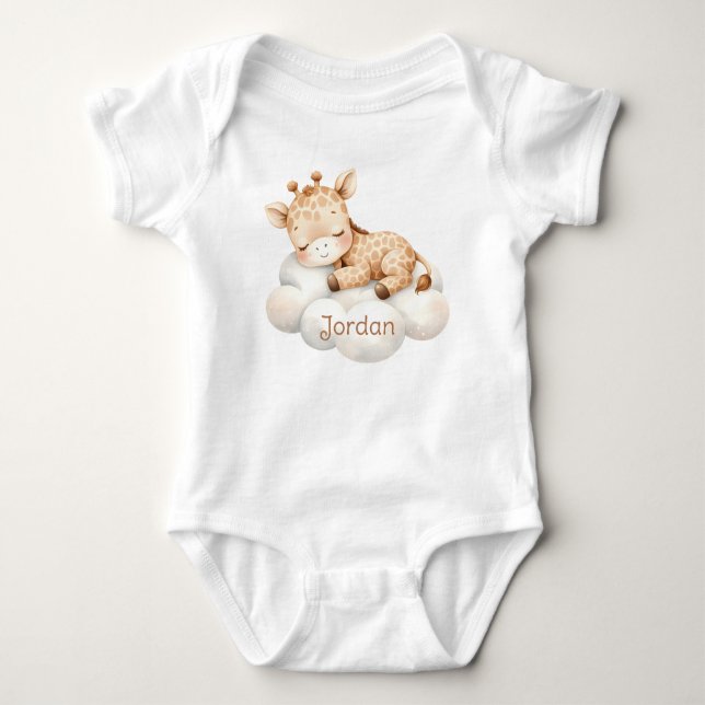 Sweet Giraffe  Baby Bodysuit (Front)
