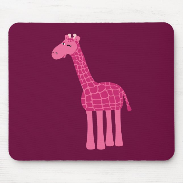 Sweet Giraffe Mouse Pad (Front)