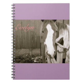Sweet Girl Horse Notbook Notebook