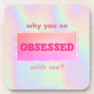 Sweet Girly Holographic Coaster