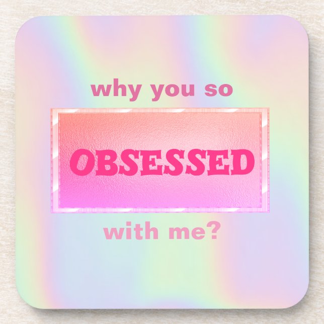 Sweet Girly Holographic   Coaster (Front)