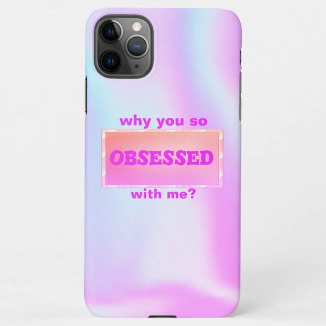 Sweet Girly Holographic iPhone Case (Back)