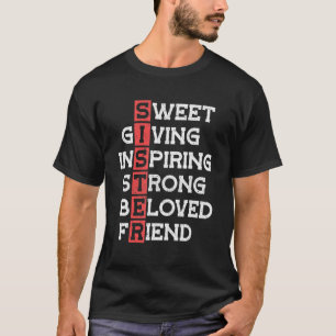 Sweet Giving Inspiring Strong Beloved Friend Promo T-Shirt