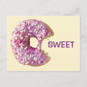 SWEET Glazed Doughnut Postcard