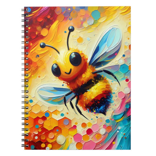 Sweet Glow Bee Notebook (Front)