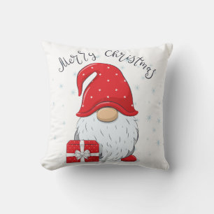 "SWEET GNOME/DIFFERENT SIDE" CHRISTMAS PILLOW