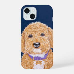Sweet Golden Doodle iPhone 15 Case