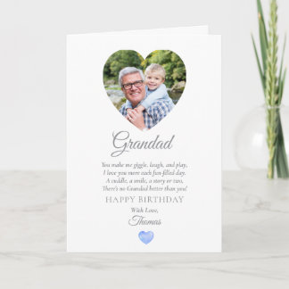 Sweet Grandad Birthday Card from Toddler