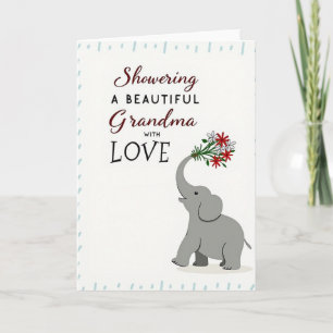 Sweet Grandma Flowers Card