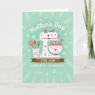 Sweet Grandmas Baking Card