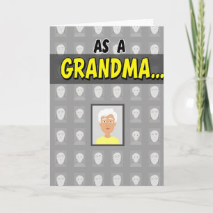 Sweet Grandmas Day Portrait Card