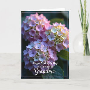 Sweet Grandmas Floral Scene Card