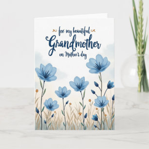 Sweet Grandmother Mothers Day Art Card