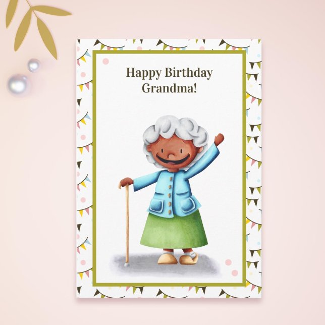 Sweet Grandmother Personalised Birthday Card (Creator Uploaded)