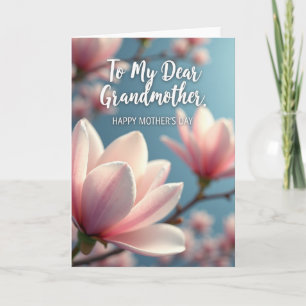 Sweet Grandmothers Day Blossom Card