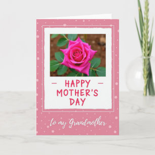 Sweet Grandmothers Day Photo Card