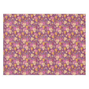 Sweet grape vines pattern background tablecloth