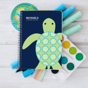 Sweet Green Turtle Notebook