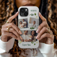 Sweet Greenery Mama Custom Photo Gift