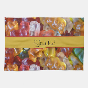 Sweet Gummi Bears Tea Towel