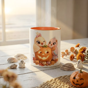 Sweet Halloween Birds Coffee Mug