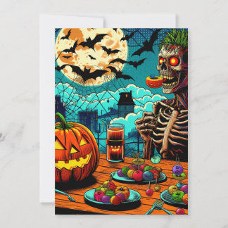 Sweet Halloween with you Holiday Card