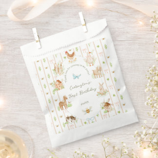 Sweet Handpainted Grandmillenial Farm Birthday Favour Bag