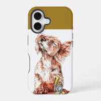 Sweet Happy Dog Art Sketch Graphic Protective