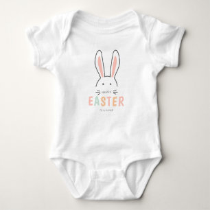 Sweet Happy Easter Bunny Baby Bodysuit