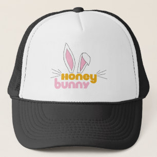 Sweet Happy Hunny Bunny Honey Rabbit Art Trucker Hat