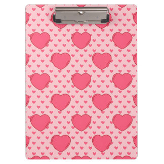Sweet Happy Valentine’s Day Red Heart for Lovers Clipboard