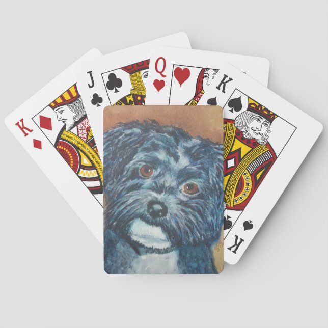 SWEET HAVANESE PUPPY PLAYING CARDS (Back)