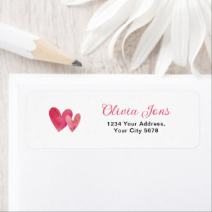 Sweet Heart Address Return Address Label