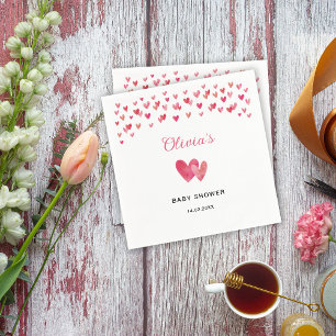Sweet Heart Baby Shower Napkin