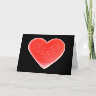 Sweet Heart Black 'Happy Birthday' card