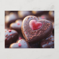Sweet heart chocolate chocolate valentine