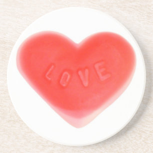 Sweet Heart coaster round