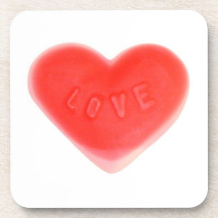 Sweet Heart cork coaster set
