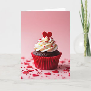 Sweet Heart Cupcake Card