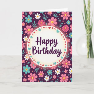 Sweet Heart Garland Card