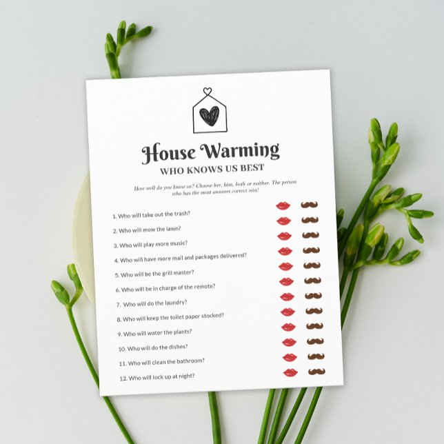 Sweet Heart House Warming Party Game (Sweet Heart House Warming Party Game)