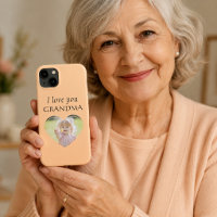 Sweet Heart Love You Grandma Photo Editable Colour