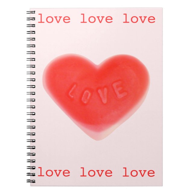 Sweet Heart Pink notebook (Front)