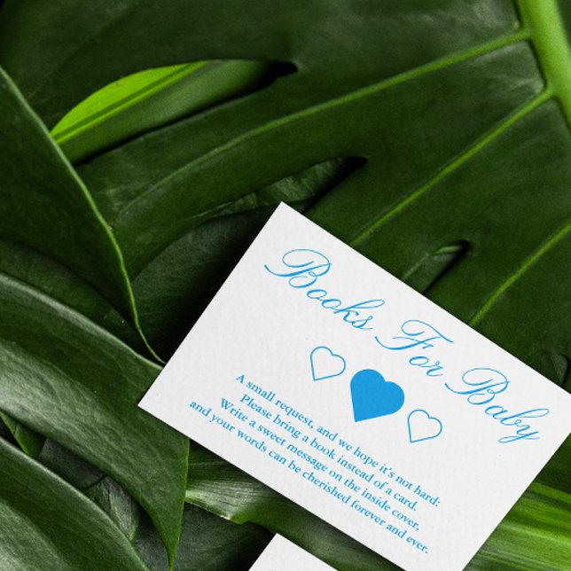 Sweet Hearts Baby Shower Books For Baby Enclosure Card (Creator Uploaded)