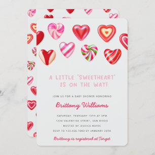 Sweet Hearts Baby Shower Invitation