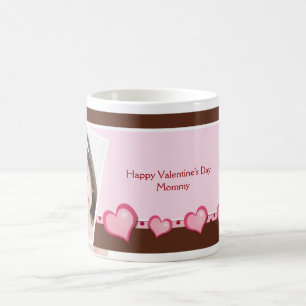SWEET HEARTS BROWN Valentine's Day Photo Mug Gift