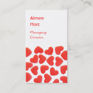 Sweet Hearts business card portrait