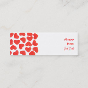 Sweet Hearts business card side skinny