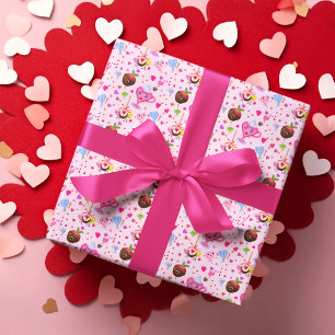 Sweet Hearts Celebrating Everywhere Wrapping Paper