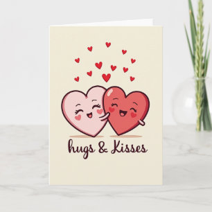 Sweet Hearts Hugs Kisses Card